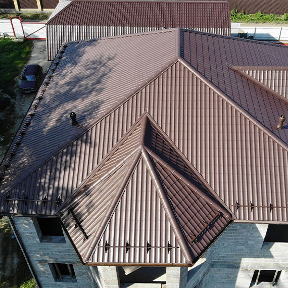 Монтаж сложной крыши и кровли в Куйбышеве и Новосибирской области